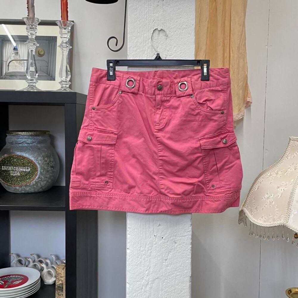Athleta Women's Pink and Red Skirt